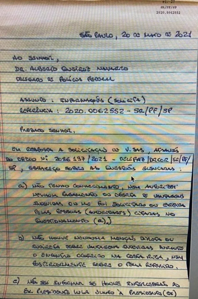 Leo Pinheiro retirou parte das acusações que fez contra o petista
