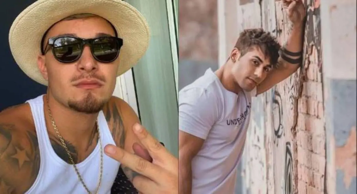 Montagem de fotos de MC Gui e Tiago Piquilo