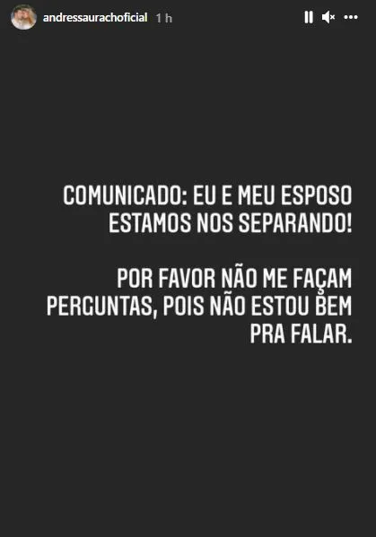 Modelo usou as redes sociais para falar do assunto