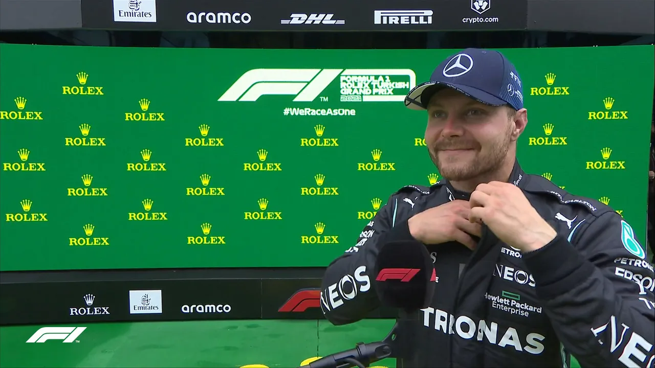 Bottas após vencer a primeira corrida da temporada de 2021