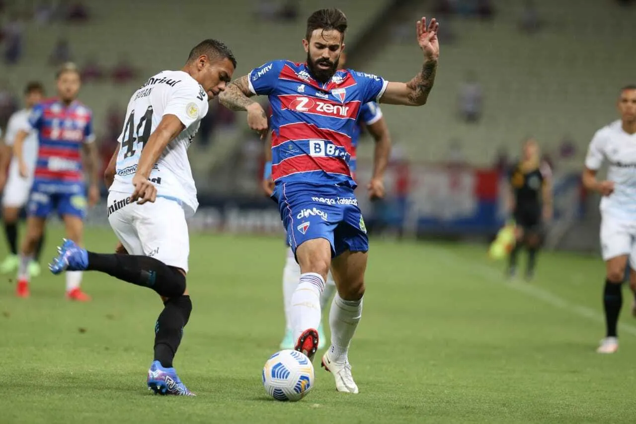 O meio-campista Matheus Vargas foi o principal destaque do Fortaleza no 1° tempo