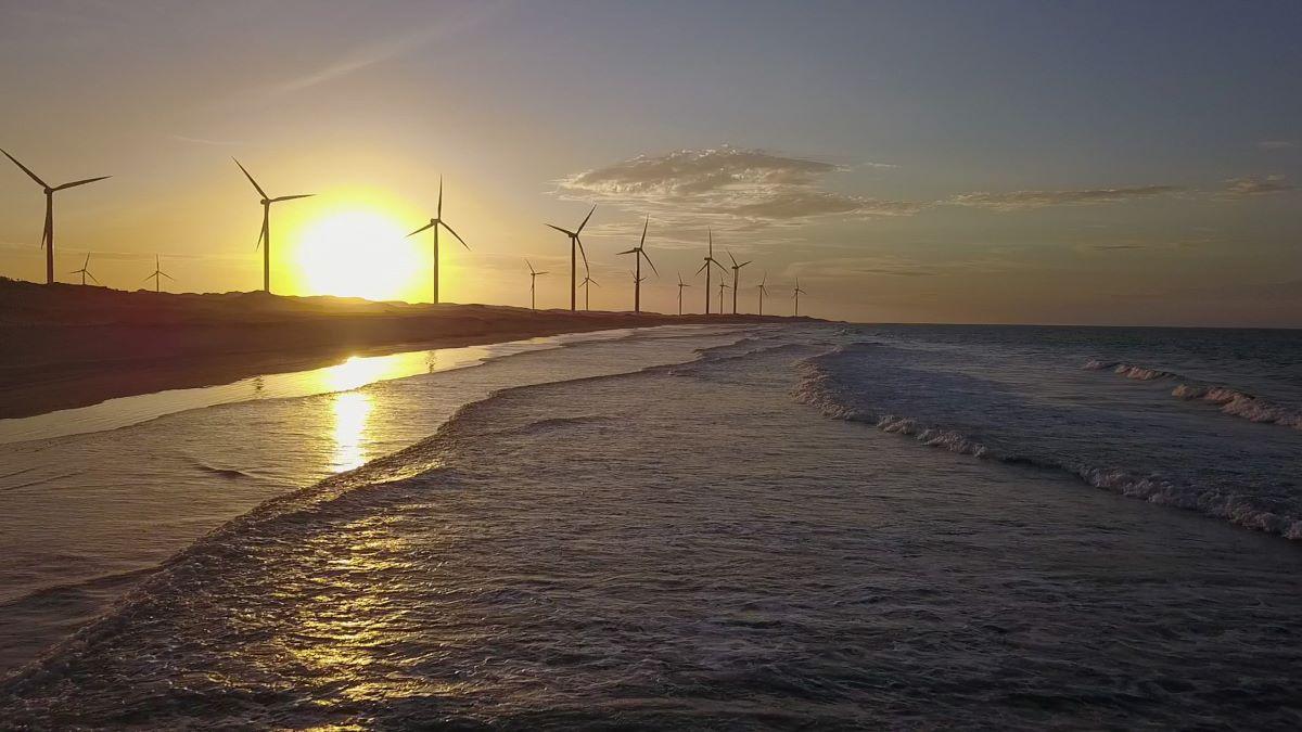 Pôr do sol em Icaraí de Amontada