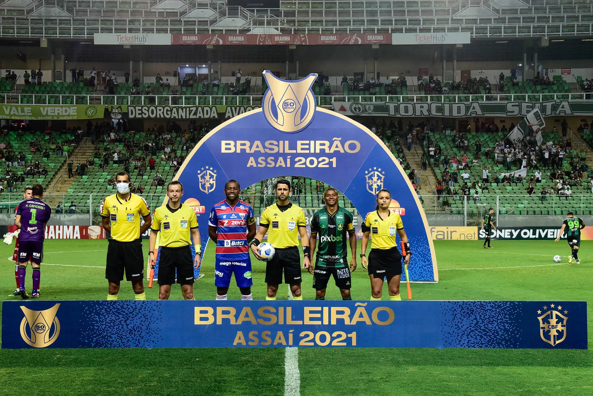 Arbitragem do jogo América-MG x Fortaleza