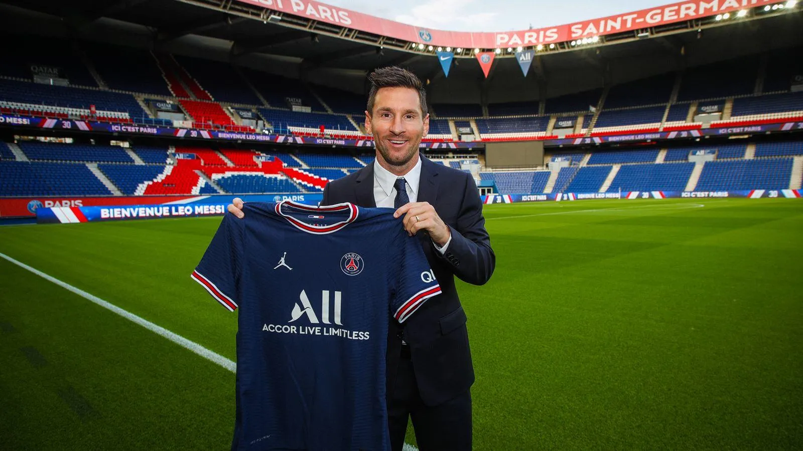 A marca esportiva de Jordan é uma das parceiras do Paris Saint-Germain (PSG), da França