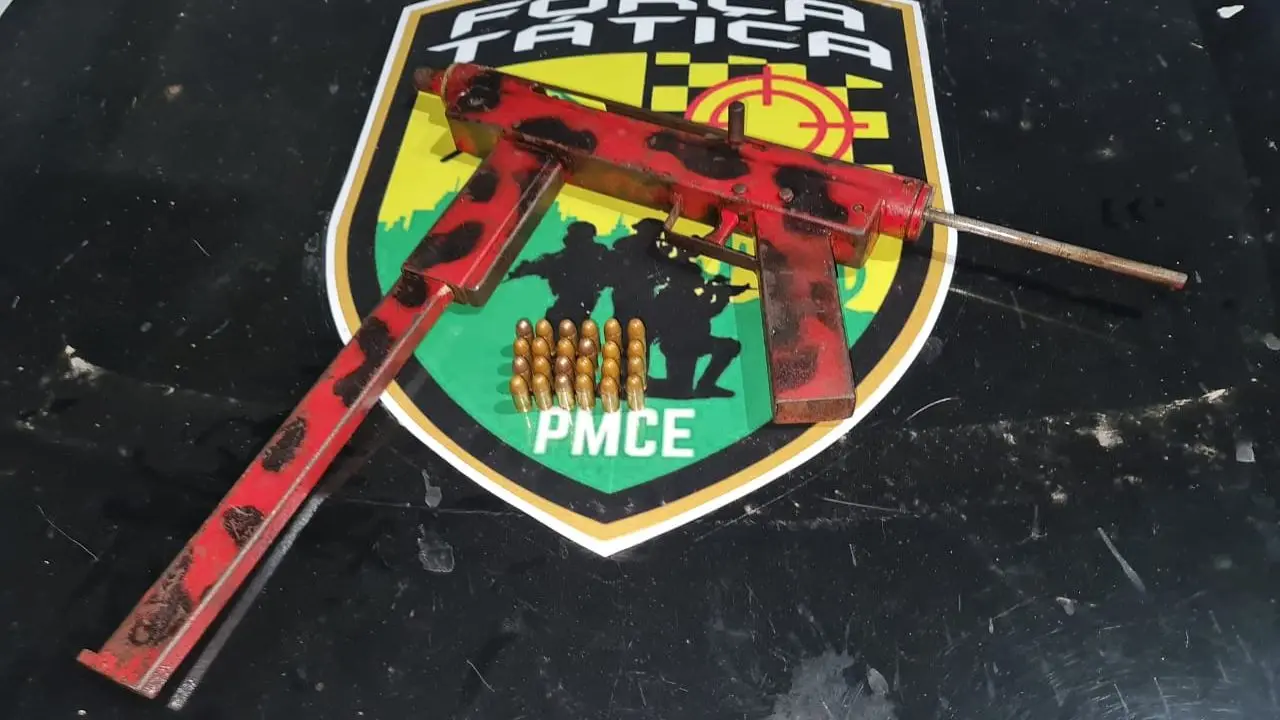 Armas de grosso calibre, como fuzil, rifle e submetralhadora, são mais raras de serem localizadas