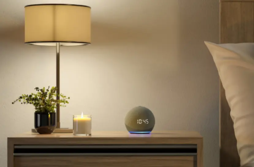 Echo Dot com relógio (4ª geração)