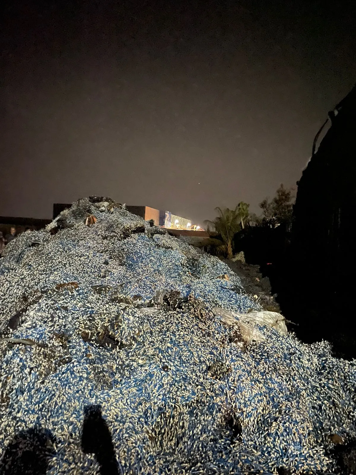 Fogo atingiu setor de reciclagem da fábrica