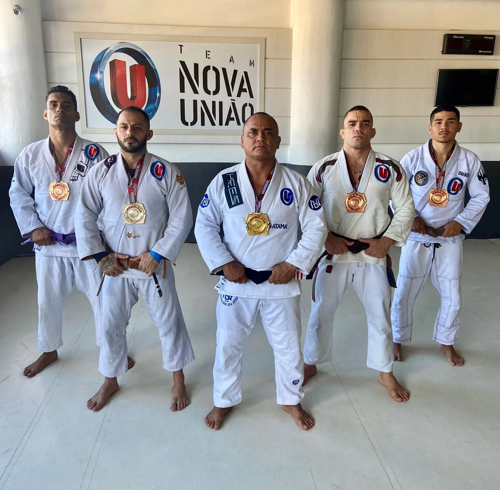 Representantes cearenses da Equipe Nova União Ceará conquistaram medalhas no Campeonato Mundial da Confederação Brasileira de Jiu-Jitsu Esportivo (CBJJE)