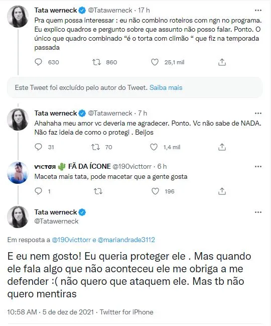 Apresenta apontou que combina roteiros em apenas um dos quadros da atração