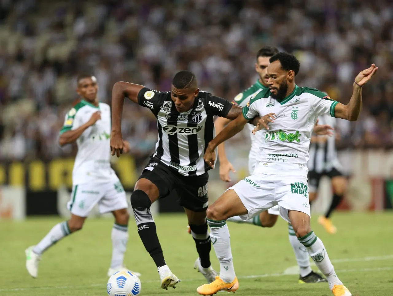 Ceará x América-MG foi o último jogo do Ceará como mandante na Série A do Campeonato Brasileiro 2021