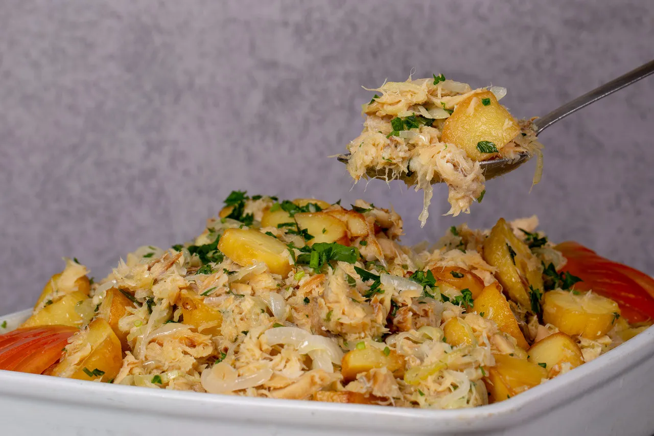 Bacalhau à Portuguesa também está entre uma das receitas mais tradicionais