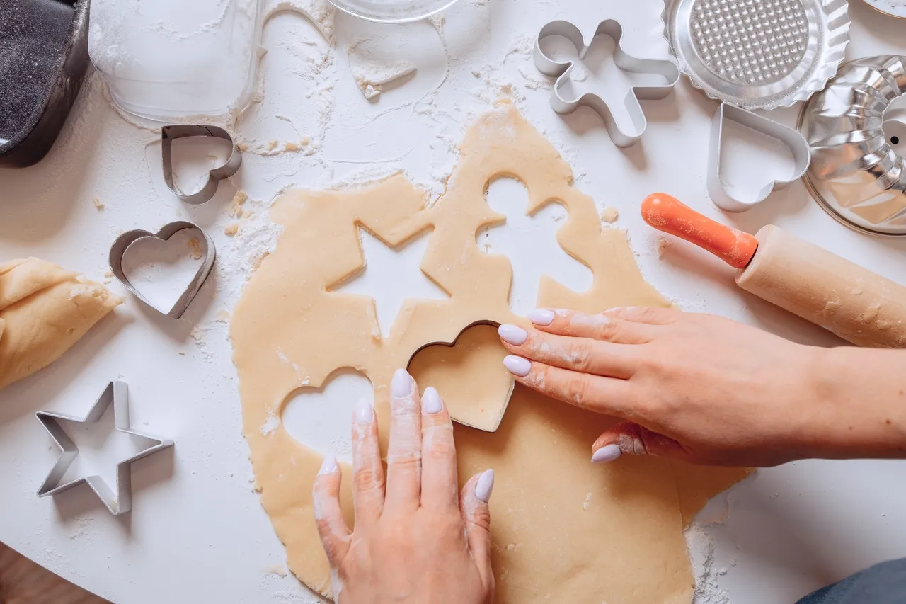 Forminhas podem ser utilizadas para facilitar o corte do biscoito