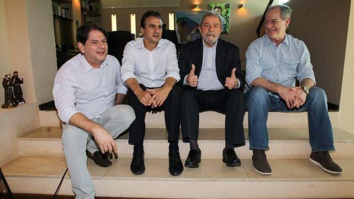 Em 2018, Lula e Camilo estiveram com Cid e Ciro no Ceará