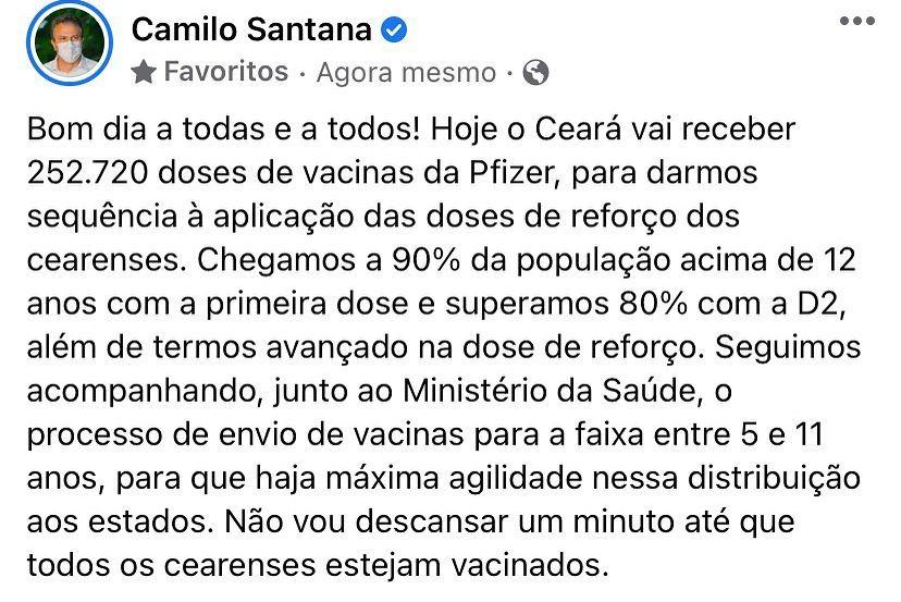 VACINAÇÃO DE CRIANÇAS NO CEARÁ