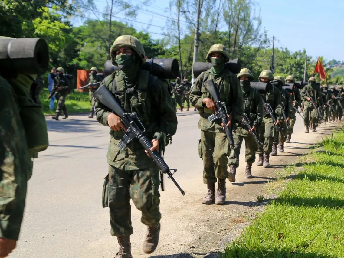 Turma de aprendizes de Fuzileiro Naval