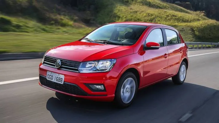 Volkswagen Gol 1.0 está em terceiro lugar e é encontrado pelo preço de R$ 69.790