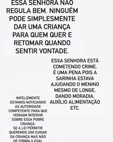 Márcio Poncio critica mãe biológica de Josué