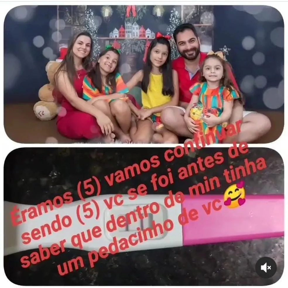 A viúva do piloto encontrado morto no Ceará anunciou gravidez