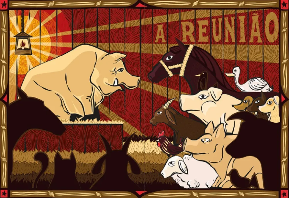 Uma das ilustrações de 