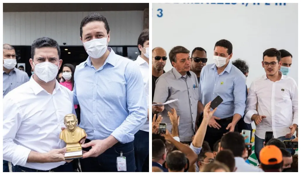 Montagem: Gledson Bezerra e Sérgio Moro / Bolsonaro