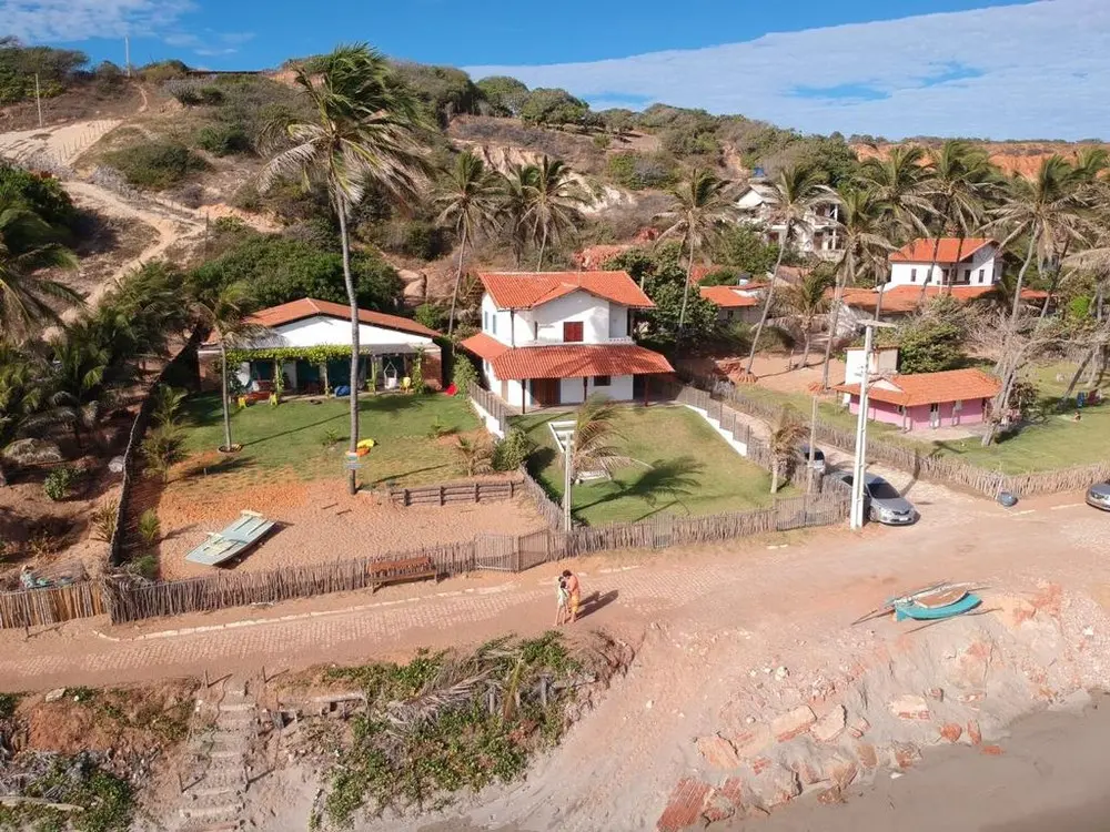 ressaca do mar em icapuí