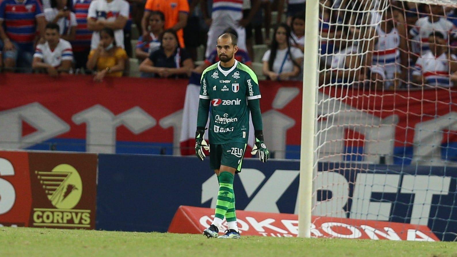 Max Walef, em jogo do Fortaleza