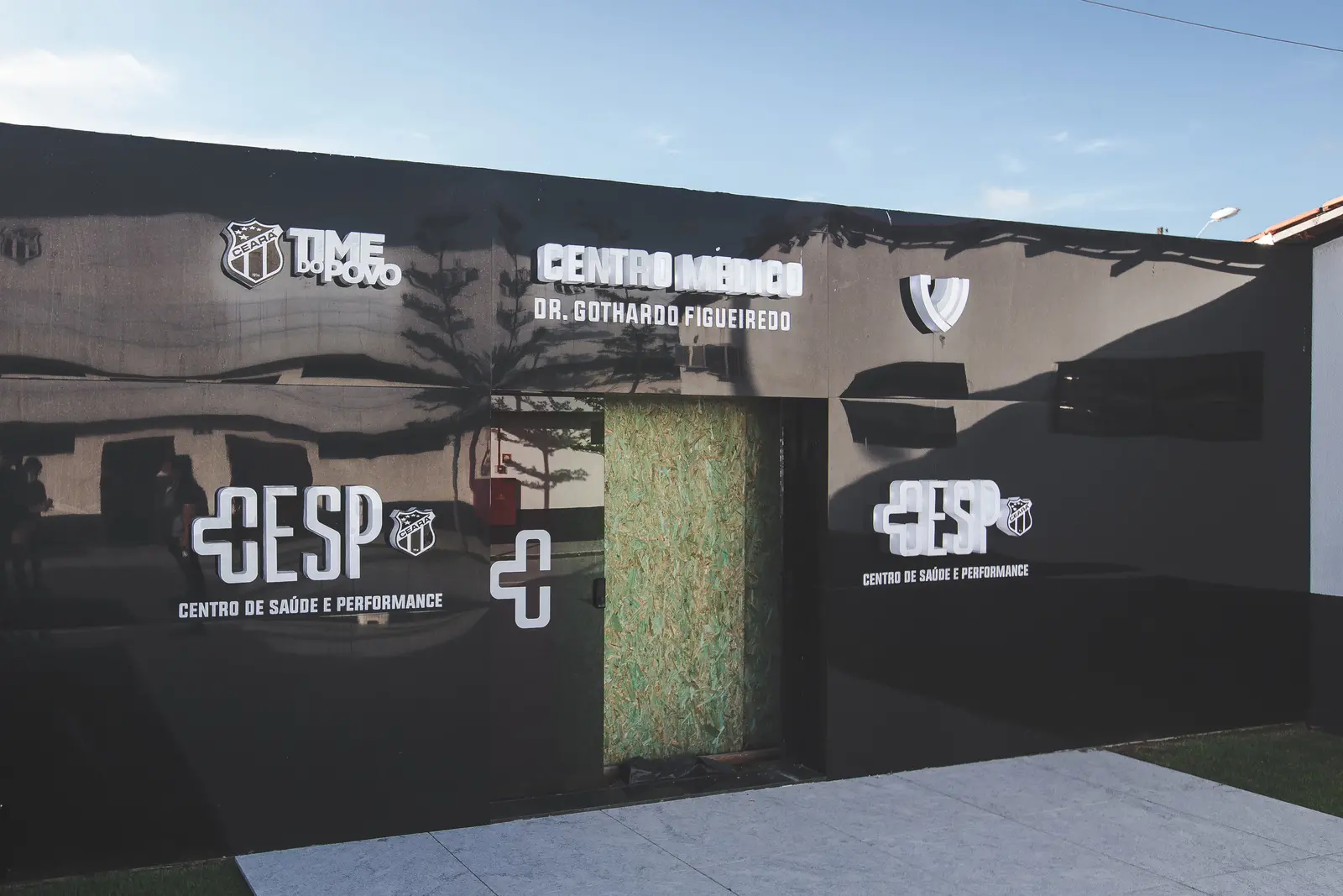 Imagem aberta da estrutura do Ceará no CT de Porangabuçu