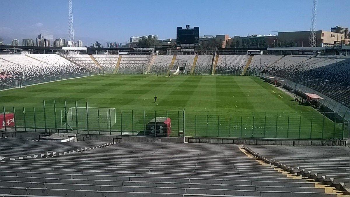 Imagem do Estádio Monumental David Arellano, do Colo Colo
