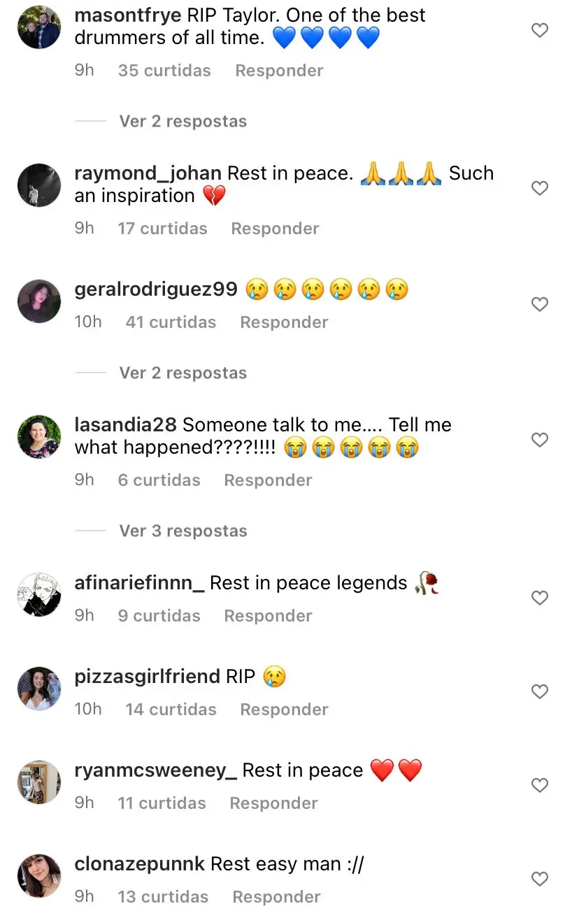 morte de taylor hawkins