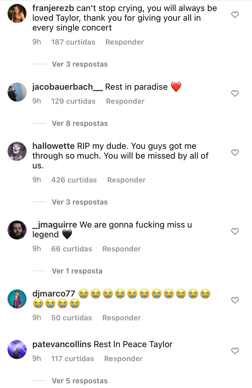 instagram Taylor Hawkins