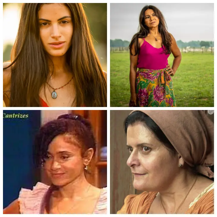 Na versão de 2022, Letícia Sales e Dira Paes interpretam Filó jovem e adulta. Já na trama original eram Tânia Alves e Jussara Freire (1990)