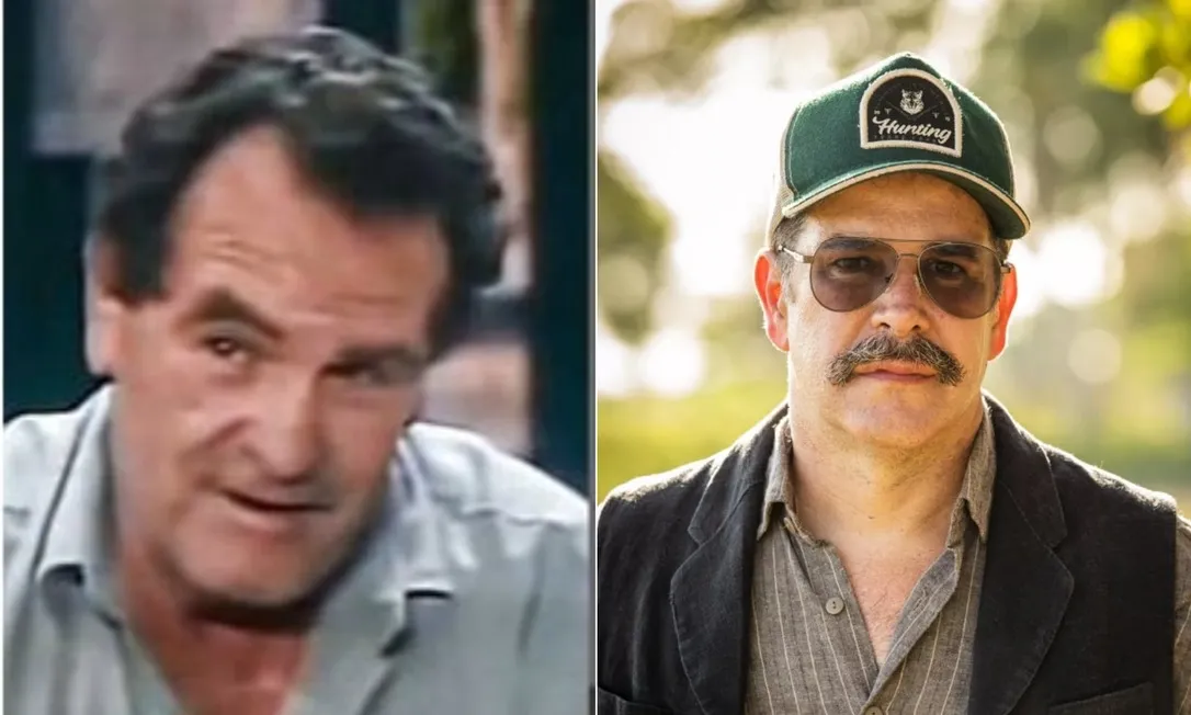 Antônio Petrin (1990) e Murilo Benício (2022)
