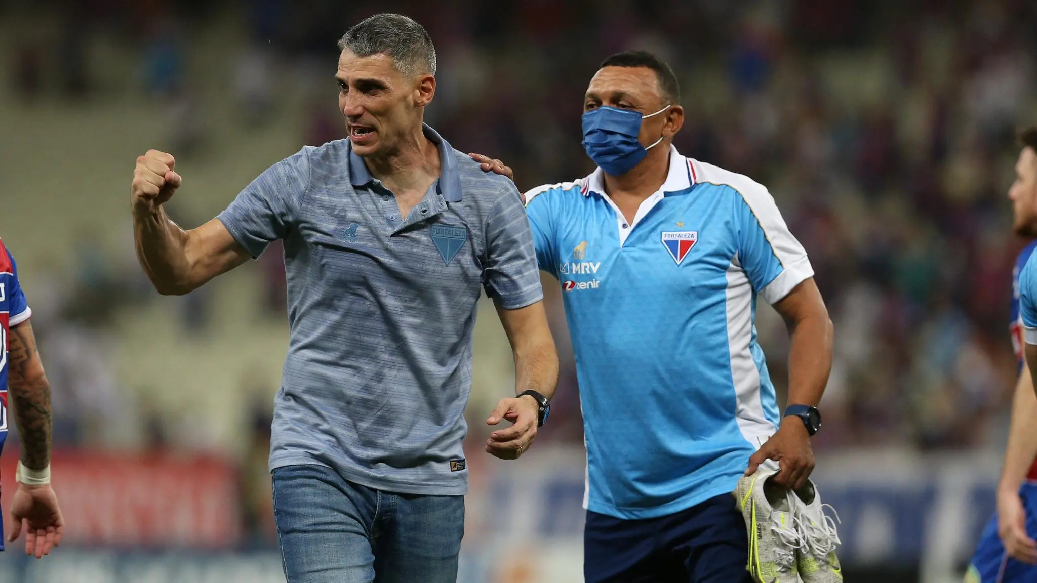 Vojvoda fica emocionado após jogo do Fortaleza