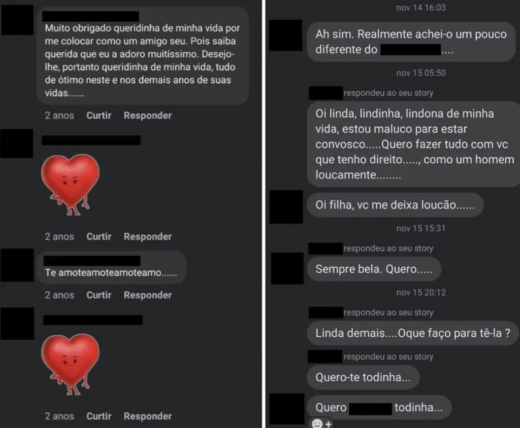 No ano passado, as mensagens 