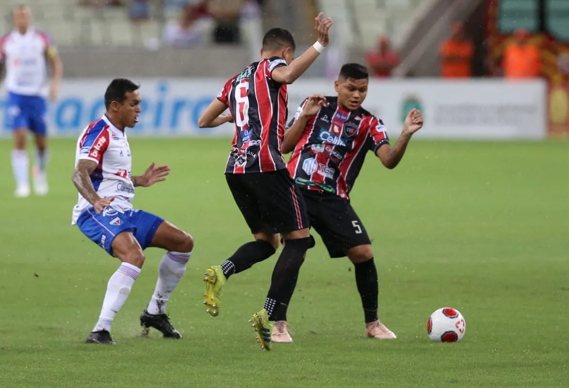 Caucaia e Fortaleza empataram sem gols na 1ª partida da final do Campeonato Cearense 2022