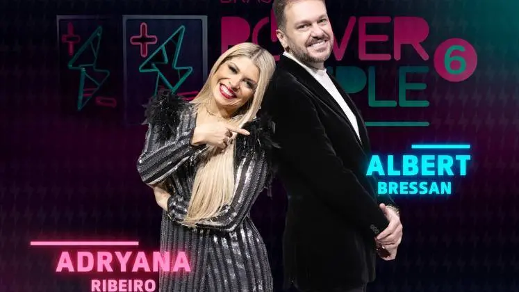 Adryana e Albert no Power Couple Brasil