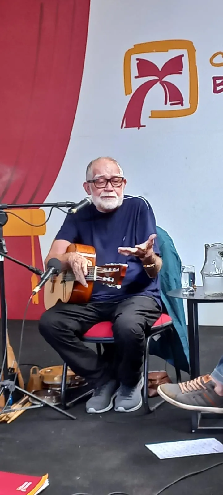 A última atividade musical registrada envolvendo o artista aconteceu no último dia 8, no Centro Cultural Banco do Nordeste (CCBNB)