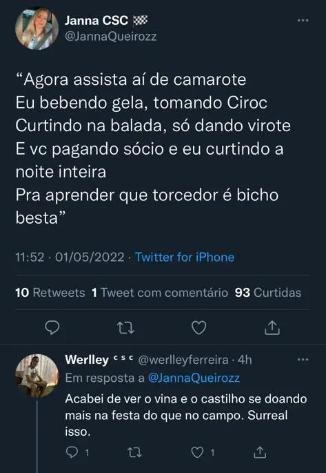 Jogadores Ceará Garota VIP