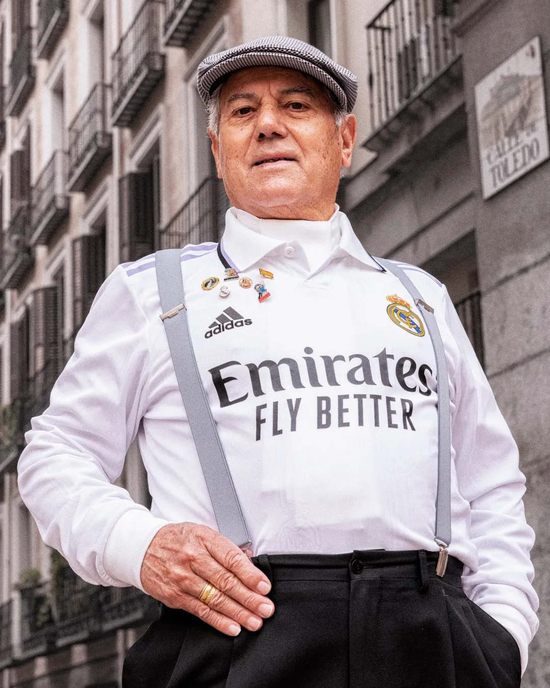 O novo uniforme do Real Madrid segue a estética mais retrô