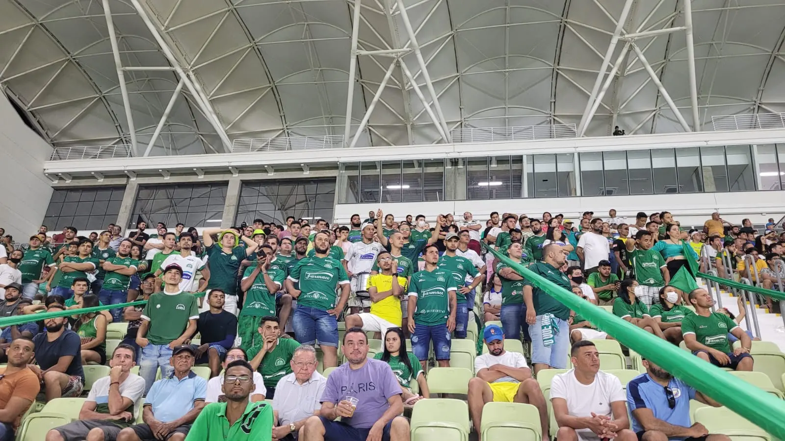 Torcida do Icasa faz festa na Arena Romeirão