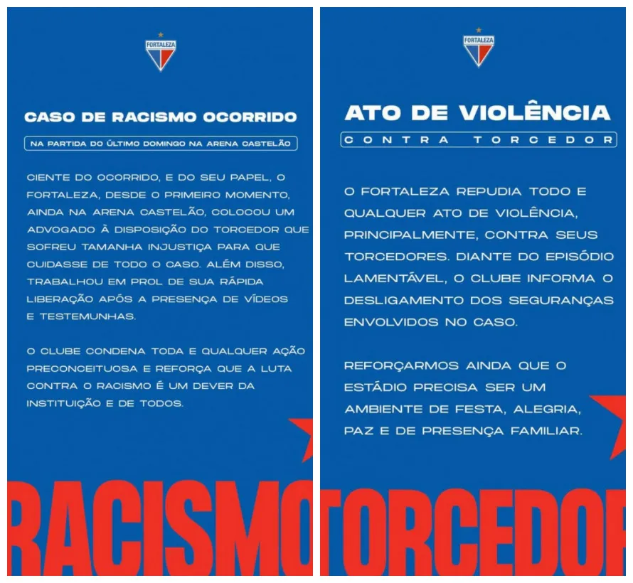 Nota Oficial do Fortaleza