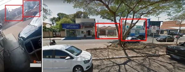 O Comprova confirmou, por meio do Google Street View, que o vídeo realmente foi gravado em um posto de São Carlos (SP)
