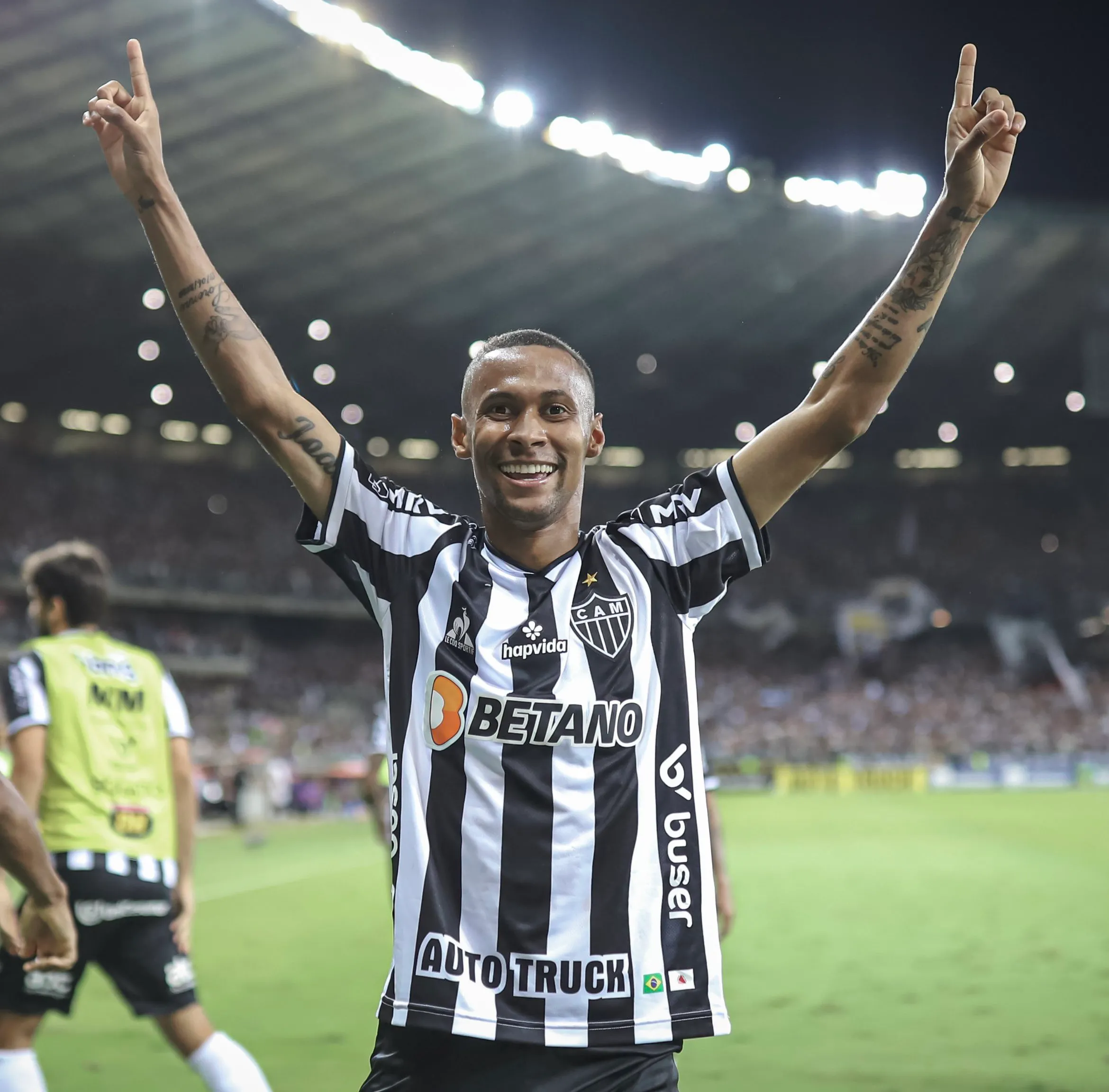 O atacante Ademir é titular do Atlético-MG em 2022
