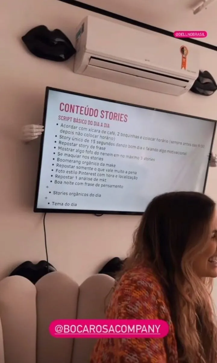 Stories da influenciadora chamou atenção nas redes sociais