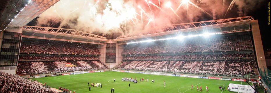 Imagem aberta da Arena Independência, em Belo Horizonte