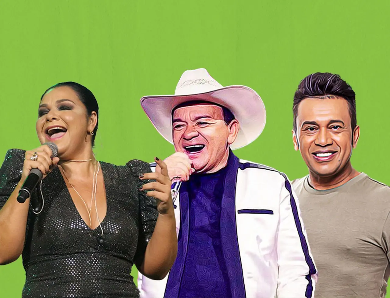 Nildinha, Toca do Vale e Zé cantor em montagem