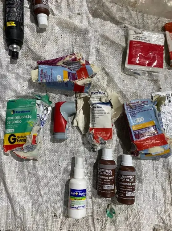 remédios encontrados nas buscas por jornalista e indigenista