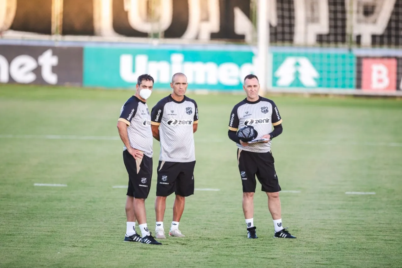 Marquinhos Santos, Juca Antonello e Edison Borges compõem a comissão técnica do Ceará