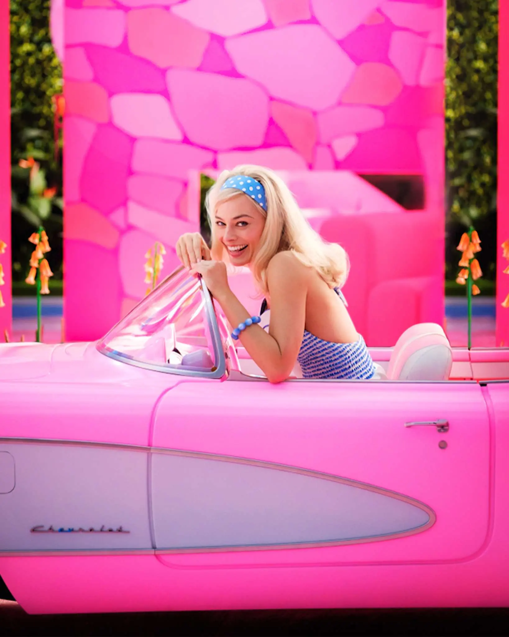 margot robbie como a barbie do filme da barbie