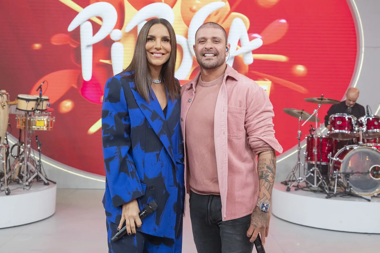 Ivete cantou “Tá escrito” ao lado do sambista Diogo Nogueira